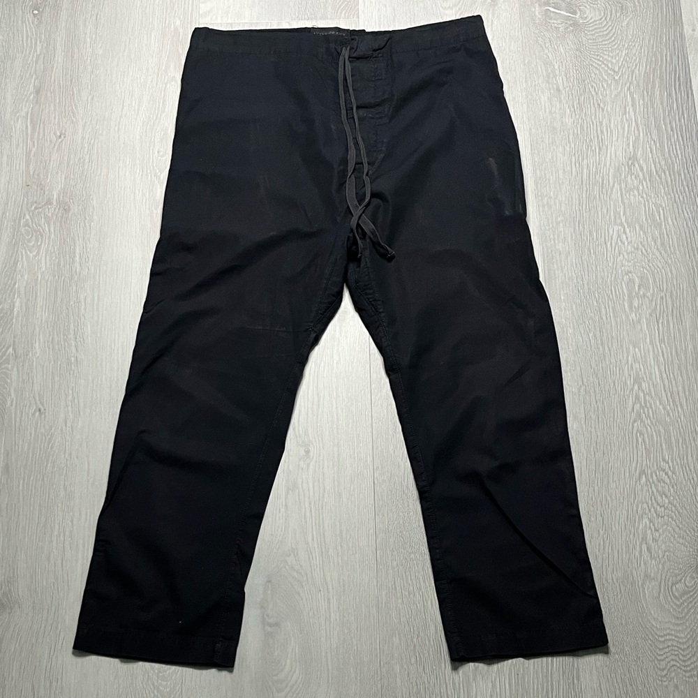 KLONI & KREW BLACK FLAT FRONT BLACK CHINO PANT 0